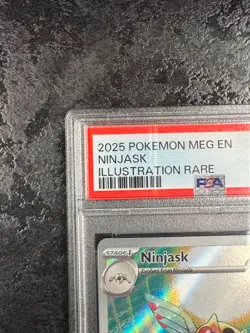 2025 POKEMON MEG EN NINJASK ILLUSTRATION RARE #137 💎 PSA 9 - Image 3