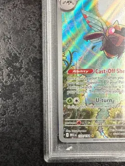 2025 POKEMON MEG EN NINJASK ILLUSTRATION RARE #137 💎 PSA 9 - Image 4