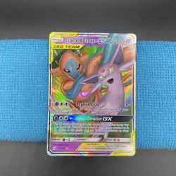Espeon and Deoxys GX 72/236 Pokemon TCG Unified Minds Tag Team Ultra Rare - NM - Image 3