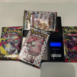 Pokemon 151 Heavy 22.9 Sealed Bundle Prismatic Evo Mega Evo & Phantasmal Flames - Image 3