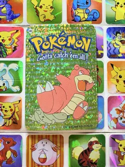Pokemon 151 Vintage Pocket Monsters Vending HOLO Prism Sticker 2000 Nintendo - Image 2