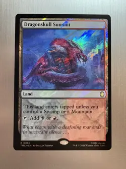 Dragonskull Summit - 64 - MTG: Teenage Mutant Ninja Turtles - Rare - Surge Foil - Image 1