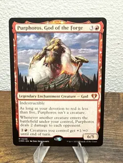 Purphoros, God of the Forge Commander Masters Regular - Image 1