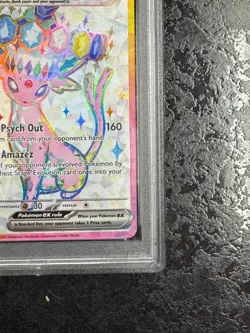 2025 POKEMON SVP EN ESPEON ex PRE PREMIUM FIGURE COLL #175 - PSA 8 - Image 5