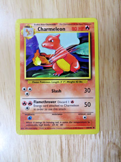 Pokemon TCG - Charmeleon 24/102 Base Set Uncommon LP - Image 1