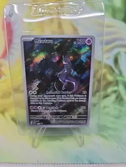 Pokemon Mewtwo TCG Scarlet & Violet 151 Promo Holo Rare 052 UPC NM - Image 1