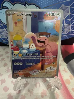 Lickitung 180/162 – Illustration Rare – Temporal Forces – NM Pokemon TCG - Image 1