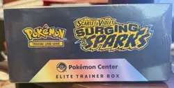 Scarlet & Violet -Surging Sparks Exclusive Pokemon Center ETB FACTORY SEALED - Image 2