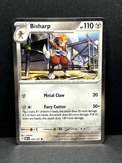 Bisharp 149/197 Cosmos Holo Obsidian Flames Galaxy Promo Pokemon TCG - NM - Image 1
