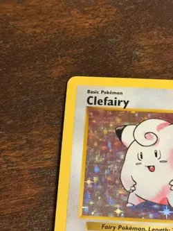 Pokemon Base Set Shadowless Holo Clefairy #5/102, Vintage Wizards Of The Coast - Image 2