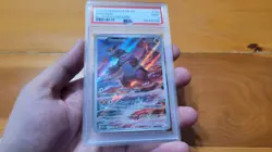 Pokemon Groudon Illustration Rare PSA 9 #199/182 Paradox Rift Free Shipping - Image 1