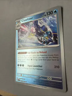 Pokemon TCG * Mega Evolution * 38/132 Clawitzer REVERSE HOLO RARE * FRESH PK - Image 2