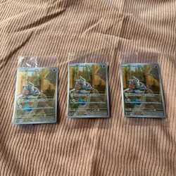 LOT OF 3 Pokemon Sealed Mimikyu 075 Black Star Promo From Paldean Fates - Image 1