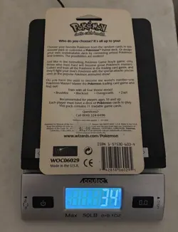 1999 WOTC Pokemon Base Set Blister Pack Sealed Blastoise Art - Heavy 34 Grams - Image 2