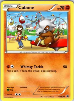 Cubone 77/162 XY - BREAKthrough Pokemon NM Normal - Image 1