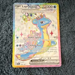 The Pokemon Company Lapras ex 158/142 SV07: Stellar Crown Full Art Tera 220 HP - Image 1
