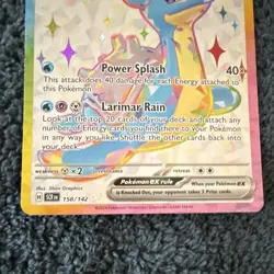 The Pokemon Company Lapras ex 158/142 SV07: Stellar Crown Full Art Tera 220 HP - Image 3