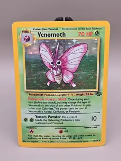Pokemon TCG Venomoth Jungle 13/64 Holo Unlimited Holo Rare - Image 1