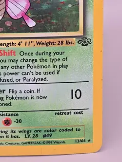 Pokemon TCG Venomoth Jungle 13/64 Holo Unlimited Holo Rare - Image 4