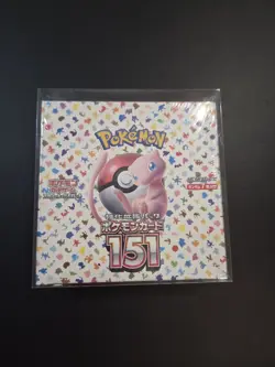 Damaged Authentic Pokemon TCG Japanese Pokemon 151 sv2a Booster Box - Sealed - Image 1