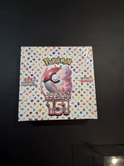 Damaged Authentic Pokemon TCG Japanese Pokemon 151 sv2a Booster Box - Sealed - Image 2