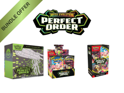 PRESALE Pokemon Perfect Order-1x Regular ETB, 1x Booster box, 1x Booster Bundle - Image 1