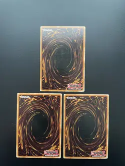 Yugioh Hammer Shot SD4-EN024 Common 1st Edition Damaged X3 - Image 2