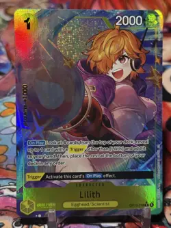 LILITH - One Piece OP13-113 - AA Alt Art Rare Rare - Carrying On His Will - Image 1