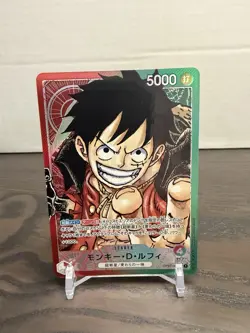 OP01-003 Monkey D. Luffy Alt Art Leader Romance Dawn One Piece TCG - Japanese! - Image 1