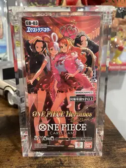 Eb-03 One Piece Heroins Booster Box Sealed Japanese w/Acrylic Case - Image 1