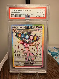 PSA 10 Espeon ex SVP175 Sv: Scarlet & Violet Promo Cards Holo - Image 1