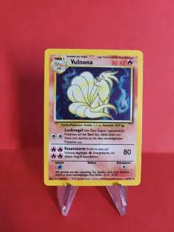 Pokemon Karte/card - Ninetales Vulnona 12/102 - Base Set Holo - VG-Excellent - Image 1