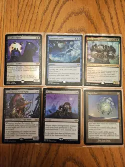 Magic the Gathering 54 Card Lot Including Mythics, Rares, Promo's & Foils - Image 1
