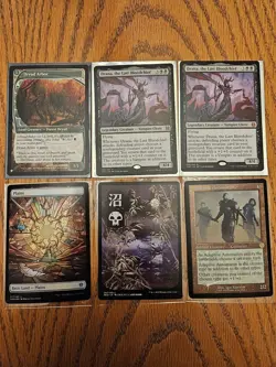 Magic the Gathering 54 Card Lot Including Mythics, Rares, Promo's & Foils - Image 2