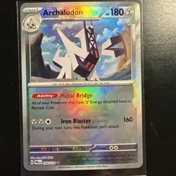 Archaludon (Master Ball Pattern) 070/131 Prismatic Evolutions Reverse Holo Card - Image 1