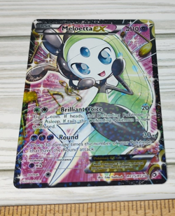 Pokemon Meloetta EX Full Art RC25/RC25 Holo Ultra Rare Legendary Treasures Card - Image 2