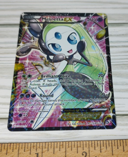 Pokemon Meloetta EX Full Art RC25/RC25 Holo Ultra Rare Legendary Treasures Card - Image 3