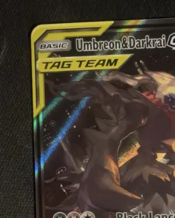 Pokemon Umbreon & Darkrai GX SM241 TAG TEAM Sun & Moon Promo Holo Card - Image 3