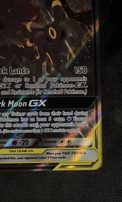 Pokemon Umbreon & Darkrai GX SM241 TAG TEAM Sun & Moon Promo Holo Card - Image 4