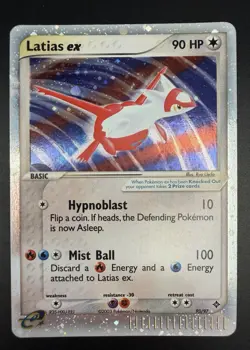 Pokemon Latias ex 93/97 EX Dragon Ultra Rare Holo Card MP / LP - Image 1