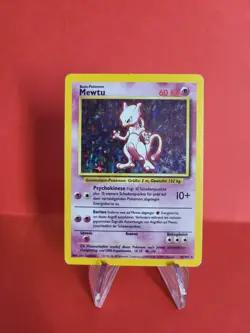 Pokemon Karte/card - Mewtu Mewtwo 10/102 - Base - Holo - Light Played - Image 1