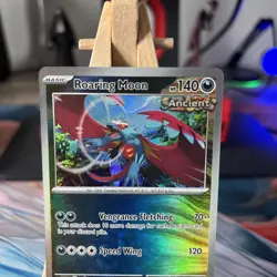 Pokemon Card Roaring Moon Master Ball Reverse Holo 065/131 Prismatic Evolutions - Image 2