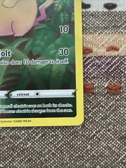 Pikachu 5/25 Full Art Pokemon Celebrations 25th Anniversary Holo Card 2021. NM- - Image 4