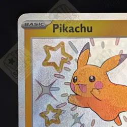 Pokemon Pikachu TCG Holo Shiny Rare Card Paldean Fates PAF 131/091 NM - Image 3