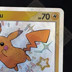 Pokemon Pikachu TCG Holo Shiny Rare Card Paldean Fates PAF 131/091 NM - Image 4