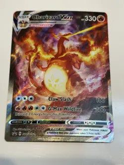 Pokemon TCG Charizard VMAX SWSH Black Star Promo #SWSH261 Alt Art NM Card - Image 1