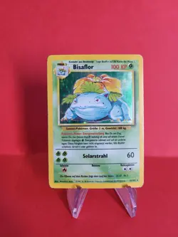 Pokemon Karte/card - Venusaur Bisaflor 15/102 Holo Base Set Light Played - Image 1