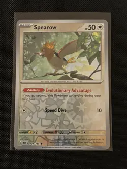 Spearow 021/165 Reverse Holo Scarlet & Violet 151 Pokemon Card NM - Image 1