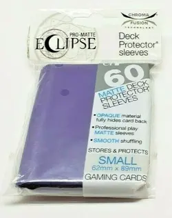 Ultra Pro Eclipse Pro Matte - 60 ROYAL PURPLE Small Deck Protector Card Sleeves - Image 1