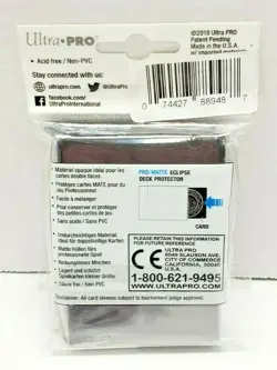 Ultra Pro Eclipse Pro Matte - 60 ROYAL PURPLE Small Deck Protector Card Sleeves - Image 4